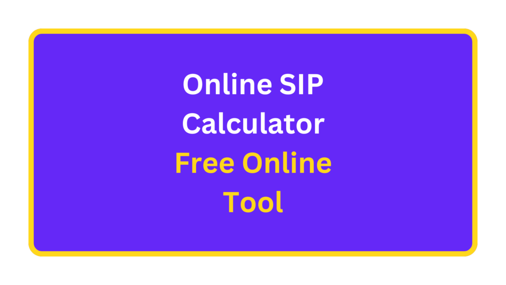 Online SIP Calculator Tool. quizandtools.com