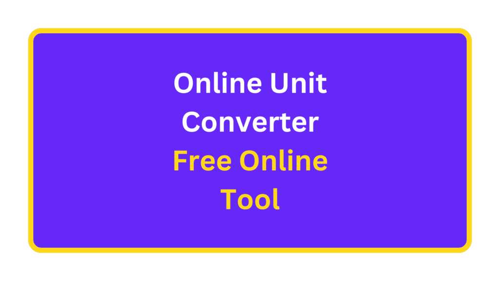 online unit converter tool. quizandtools.com